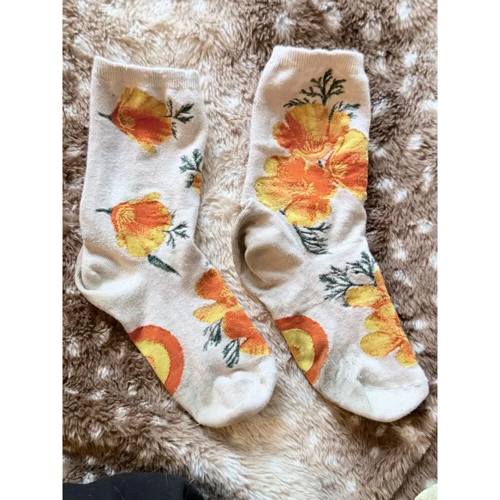 Women's Cute Funky Crew Socks Bundle 11 Pairs Floral Halloween Stripes Polka Dot